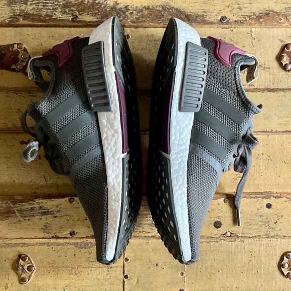 ADIDAS NMD R1 OLIVE GREEN GRAY WORKOUT SNEAKERS NWOB - Picture 15 of 15